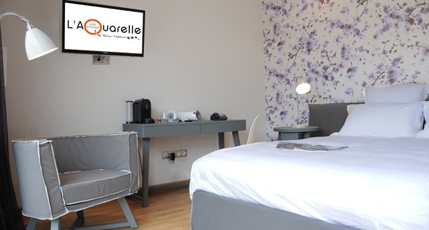 Chambre hôtel L'Aquarelle à Breuillet